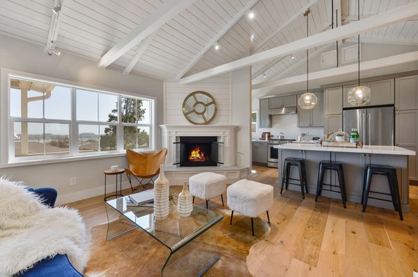 Belmont Remodel 2019 - This tastefully remodeled and updated home offers approx. 1544 sq.ft. living space with 3bed/2bath with private backyard. Functional, open floor plan is accented by high vaulted ceilings and elegant European white oak hardwood floors throughout the house. Abundance of natural lights cascade through the brand new double-paned windows. Amazing chef's gourmet kitchen boasts huge quartz island with designer pendant lights, contemporary shaker style cabinets, brand new stainless steel appliances. Master suite is a true sanctuary with its own private access to backyard.
