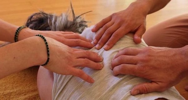 4-Handed Work - Experience your body being spoken through, moved through, and tuned from sacrum to cranium, toes to crown at the same time. This is more than just having multiple parts worked on at once. This is a cohesive session in which the therapists communicate and work together to achieve goals dreamed of by any single therapist. Fascial work, normally done on the ground, beginning with an open dialogue about the client's goals and the therapists' intentions.
Call us for this exclusive offering. 805 798 1289. $50 OFF for new clients to the 4 handed work. 4-Handed Work - Experience your body being spoken through, moved through, and tuned from sacrum to cranium, toes to crown at the same time. This is more than just having multiple parts worked on at once. This is a cohesive session in which the therapists communicate and work together to achieve goals dreamed of by any single therapist. Fascial work, normally done on the ground, beginning with an open dialogue about the client's goals and the therapists' intentions.
Call us for this exclusive offering. 805 798 1289. $50 OFF for new clients to the 4 handed work.