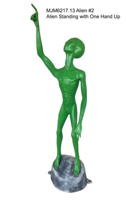 Aliens Are Here !!! - We have new exciting products of Green Aliens in different poses.  Come visit our store and see them in person!