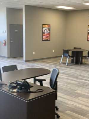 Commercial renovation - Take a look at this total renovation! We took a building previously used as a gas station, and turned it into an office to be desired! We gutted the inside, and along with the customer, brought a whole new design into play. Beautiful flooring, walls, bathrooms, paint, and more, were just the start of changing this entire building! Commercial renovation - Take a look at this total renovation! We took a building previously used as a gas station, and turned it into an office to be desired! We gutted the inside, and along with the customer, brought a whole new design into play. Beautiful flooring, walls, bathrooms, paint, and more, were just the start of changing this entire building!