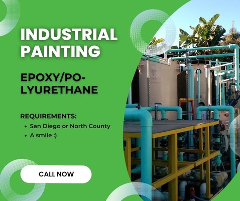 Industrial Painting - Backed by over 35 years of industry experience, HiTech Painting, Inc. offers innovative solutions to commercial, industrial, and residential projects. We utilize high-performance paints and coatings, along with the latest technologies in corrosion control and chemical attack protection. Industrial Painting - Backed by over 35 years of industry experience, HiTech Painting, Inc. offers innovative solutions to commercial, industrial, and residential projects. We utilize high-performance paints and coatings, along with the latest technologies in corrosion control and chemical attack protection.