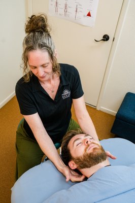 Meet Massage Therapist Lorien - Lorien's work is centered around creating a space where people can slow down, feel supported, and reconnect with themselves.
"Healing doesn't always require more effort. Sometimes it begins with slowing down, feeling supported, and reconnecting with your body."
Massage focused on nervous system regulation.
Lorien brings 27 years of experience helping people reconnect with their bodies through therapeutic massage and restorative bodywork. Her approach is centered around helping your body feel safe enough to relax and heal.
Lorien can support people through:
Muscle tension
Stress
Life transitions
Pregnancy
Postpartum recovery
Grief
The accumulated wear and tear of everyday life
She believes healing doesn't always require more effort. Sometimes it begins by creating the space for your body to slow down, settle, and reset.
Every session is intentional, and tailored to what your body needs that day.
Lorien offers several types of bodywork, including:
Therapeutic massage
Somatic + Craniosacral Massage
Lymphatic massage
Prenatal massage
Postpartum massage
Swedish massage
Energy Healing
Reflexology
Ayurvedic bodywork
She also incorporates her training as a Somatic Experiencing Practitioner, a trauma-informed modality that supports nervous system regulation and resilience.
Pregnancy, postpartum, and restorative bodywork
Lorien especially enjoys supporting:
Pregnant mothers
Postpartum mothers
Busy parents and caregivers
People experiencing stress or burnout
Individuals navigating grief or major life transitions
Anyone looking for a gentler alternative to traditional massage
Her treatments are designed to help people feel more connected to their bodies and more supported in their daily lives. Meet Massage Therapist Lorien - Lorien's work is centered around creating a space where people can slow down, feel supported, and reconnect with themselves.
"Healing doesn't always require more effort. Sometimes it begins with slowing down, feeling supported, and reconnecting with your body."
Massage focused on nervous system regulation.
Lorien brings 27 years of experience helping people reconnect with their bodies through therapeutic massage and restorative bodywork. Her approach is centered around helping your body feel safe enough to relax and heal.
Lorien can support people through:
Muscle tension
Stress
Life transitions
Pregnancy
Postpartum recovery
Grief
The accumulated wear and tear of everyday life
She believes healing doesn't always require more effort. Sometimes it begins by creating the space for your body to slow down, settle, and reset.
Every session is intentional, and tailored to what your body needs that day.
Lorien offers several types of bodywork, including:
Therapeutic massage
Somatic + Craniosacral Massage
Lymphatic massage
Prenatal massage
Postpartum massage
Swedish massage
Energy Healing
Reflexology
Ayurvedic bodywork
She also incorporates her training as a Somatic Experiencing Practitioner, a trauma-informed modality that supports nervous system regulation and resilience.
Pregnancy, postpartum, and restorative bodywork
Lorien especially enjoys supporting:
Pregnant mothers
Postpartum mothers
Busy parents and caregivers
People experiencing stress or burnout
Individuals navigating grief or major life transitions
Anyone looking for a gentler alternative to traditional massage
Her treatments are designed to help people feel more connected to their bodies and more supported in their daily lives.