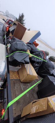 junk pickup - customer needed junk hauled away from her garage