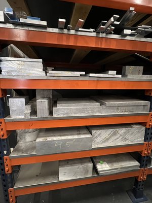 Aluminum - We carry aluminum in all shapes. Here are a few examples.