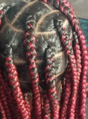 knotless braids - Knotless braids have back in style and is making a big boom with every one. This styles is so versatile, you can wear them big or small, short or long, dipped straight or with curls at the ends. These braids have less tension on the scalp and can be worn for long periods of time, without pulling on the hair. wear them up, or down, it don't matter just get yours done now. knotless braids - Knotless braids have back in style and is making a big boom with every one. This styles is so versatile, you can wear them big or small, short or long, dipped straight or with curls at the ends. These braids have less tension on the scalp and can be worn for long periods of time, without pulling on the hair. wear them up, or down, it don't matter just get yours done now.