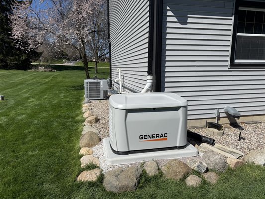 New Berlin Whole Home Generator - Just finished up a whole-home Generac generator install for a homeowner in New Berlin and this one came out clean.
We ran a new transfer switch, got the generator set on a concrete pad, and tied everything into the panel so the whole house is covered when the power goes out. Heat, AC, fridge, lights... all of it. No manual switching, no extension cords, no hoping the outage doesn't last through the weekend.
New Berlin sits right in that zone where WE Energies outages can stretch longer than you'd expect, especially after a bad storm rolls through. A lot of homeowners out here are finally getting serious about backup power, and honestly, we can't blame them.
We're an authorized Generac dealer serving New Berlin and the surrounding Waukesha County area. If you've been thinking about a whole-home generator, we do the sizing, the install, and the hookup start to finish. New Berlin Whole Home Generator - Just finished up a whole-home Generac generator install for a homeowner in New Berlin and this one came out clean.
We ran a new transfer switch, got the generator set on a concrete pad, and tied everything into the panel so the whole house is covered when the power goes out. Heat, AC, fridge, lights... all of it. No manual switching, no extension cords, no hoping the outage doesn't last through the weekend.
New Berlin sits right in that zone where WE Energies outages can stretch longer than you'd expect, especially after a bad storm rolls through. A lot of homeowners out here are finally getting serious about backup power, and honestly, we can't blame them.
We're an authorized Generac dealer serving New Berlin and the surrounding Waukesha County area. If you've been thinking about a whole-home generator, we do the sizing, the install, and the hookup start to finish.