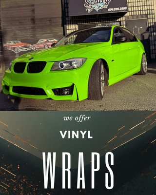 Wraps,Vinyl's and PPf Film - Before & After photo of wrap done at Scotty D-Tails Wraps,Vinyl's and PPf Film - Before & After photo of wrap done at Scotty D-Tails