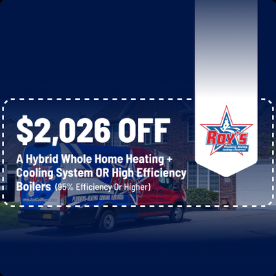 $2,026 Off Hybrid Whole Home Heating + Cooling System - $2,026 Off Hybrid Whole Home Heating + Cooling System