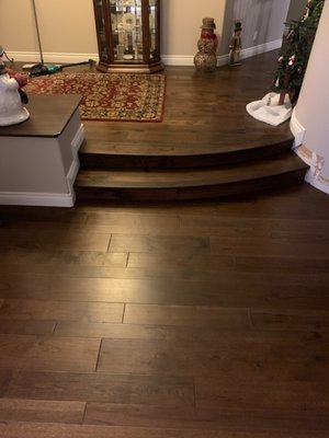 Project- Hardwood Stairs - Before and after Project- Hardwood Stairs - Before and after