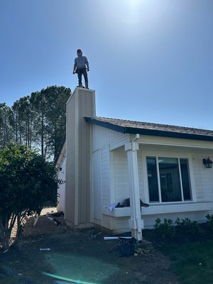 Chimney Chase Re-side - Do you have areas of Dry rot on your home that need re-paired prior to a new coat of paint? Give us a call. We specialize in siding repairs in the Redding area. Our crews are fast and proficient in full and partial re-sides. Chimney Chase Re-side - Do you have areas of Dry rot on your home that need re-paired prior to a new coat of paint? Give us a call. We specialize in siding repairs in the Redding area. Our crews are fast and proficient in full and partial re-sides.