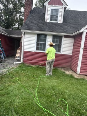 Exterior house painting - This house was in bad shape . Our team did a good job preparing and painting. Exterior house painting - This house was in bad shape . Our team did a good job preparing and painting.