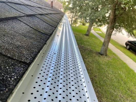 Gutter Filters - Protect your gutters from leaves and debris, and avoid having to manually clean your gutters.
We can install gutters filters to allow the water to flow freely to your drainage area. Gutter Filters - Protect your gutters from leaves and debris, and avoid having to manually clean your gutters.
We can install gutters filters to allow the water to flow freely to your drainage area.