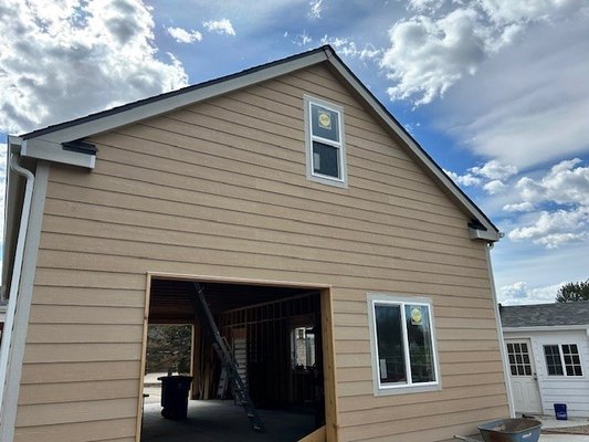 Longmont Garage with Loft - New build garage with attic storage space.