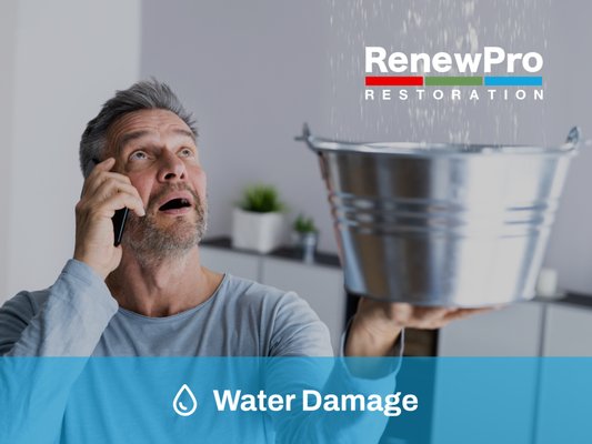 Water Damage - Water damage caused by leaks, storms, and natural disasters can destabilize structures and quickly lead to mold growth. From removing wet materials, extracting water, drying affected areas to disinfecting and rebuilding, we offer end-to-end solutions for water damage incidents. Call Renew Pro Today!