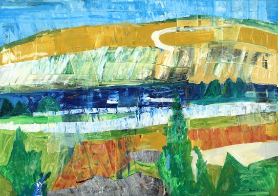 Tavalina - Tavalina, Rinat Kishony, was born in Haifa, Israel in 1966. She graduated from Technion in 1992 with a Bachelor of Architecture. After a personal crisis in her 30th year, she began to paint. Rinat abandoned architecture and devoted herself to her art.

She embarked on a thrilling journey of personal discovery. She left Israel and set off, traveling the world – from India to Costa Rica to Guatemala to Italy. After ten years abroad, Rinat returned to Israel with her family, where she continues painting and as well as teaching art. She now resides in Aviel, a small agricultural community (moshav) near Haifa.

“I love the power of color, and my creative process alternates between different contrasts – spontaneous vs. exact work, cold vs. warm colors, fast vs. slow, opaque vs. transparent, and a constructive vs. destructive process. 

Gradually I search for a new balance, a new order. The paintings are constructed in layers, in a constant movement of exploration on the edge of a cliff. I try to find in me the consent to get lost, to meet the unknown, to destroy - then appears discovery and surprise, and the finished paintings are vivid and full of energy.”