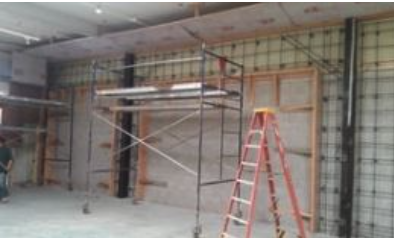 DWR Showroom - 4th street, Berkeley - ( Commercial Building Remodel and Seismic Retrofit : Design/Build)
Remodel work of an existing commercial showroom.

This project included creating large openings on an existing structural concrete block wall and shotcreting etc,in order to expand the showroom space.