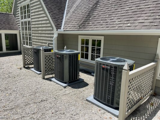 HVAC Upgrade - We installed some high-end Trane units for one of our customers.  They loved it!  When I asked them how their A/C worked over the summer, their responses sounded like our product brochure.  "comfortable, quiet, dehumidification, efficiency, etc. "  It's fantastic to have such positive results, Post-sale!  We specialize in delivering the very best.