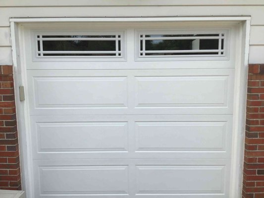 Modern garage door replacement - Raynor Aspen series AP138