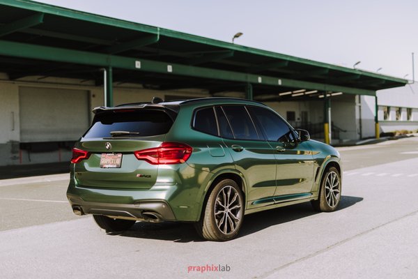 COLOR CHANGE - BMX X3 - Metallic INOZETEK Racing Green on this X3 with a full Ceramic coating to keep that green fresh! COLOR CHANGE - BMX X3 - Metallic INOZETEK Racing Green on this X3 with a full Ceramic coating to keep that green fresh!
