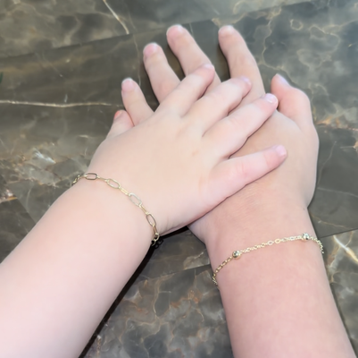 Mommy & Me Sets - Experience the beauty and longevity of Allure Permanent Jewelry. The micro-welder technology ensures that your quality jewelry is permanently affixed, allowing you to enjoy your personalized accessories for months or years to come. Choose from a variety of chains and charms to create a unique piece that reflects your style and personality.
With Allure, you can ensure you are getting quality materials and expert craftsmanship to create custom jewelry that lasts. Discover the perfect blend of style and durability with Allure Permanent Jewelry.
Check us out at one of our next pop-up shops or give us a call to book us for your next private party/event! Mommy & Me Sets - Experience the beauty and longevity of Allure Permanent Jewelry. The micro-welder technology ensures that your quality jewelry is permanently affixed, allowing you to enjoy your personalized accessories for months or years to come. Choose from a variety of chains and charms to create a unique piece that reflects your style and personality.
With Allure, you can ensure you are getting quality materials and expert craftsmanship to create custom jewelry that lasts. Discover the perfect blend of style and durability with Allure Permanent Jewelry.
Check us out at one of our next pop-up shops or give us a call to book us for your next private party/event!