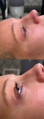 Lash Lift / Lash Tinting - A lift and tint is a lash lift followed by eyelash tinting. Why combine them? It’ll marry the eyelash lift you love with a dark and beautiful color to make your eyes really pop!
Our professional stylists work with you to choose the best color for your perky new lashes. We’ll choose colors that complement both your skin tone and your lovely locks. The dyes we use are 100% safe and gentle, but if you have allergies or allergy sensitivities, we recommend calling your local Lash Lounge before scheduling an appointment. The tinting process takes about 30 minutes. For up to four weeks after your lift and tint, your lashes will be lively and dark—with little to no maintenance. Lash Lift / Lash Tinting - A lift and tint is a lash lift followed by eyelash tinting. Why combine them? It’ll marry the eyelash lift you love with a dark and beautiful color to make your eyes really pop!
Our professional stylists work with you to choose the best color for your perky new lashes. We’ll choose colors that complement both your skin tone and your lovely locks. The dyes we use are 100% safe and gentle, but if you have allergies or allergy sensitivities, we recommend calling your local Lash Lounge before scheduling an appointment. The tinting process takes about 30 minutes. For up to four weeks after your lift and tint, your lashes will be lively and dark—with little to no maintenance.