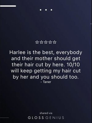 Client Testimonials from business website: - These are testimonial reviews of client from my business website

https://hairbyharlee.glossgenius.com/about#reviews
