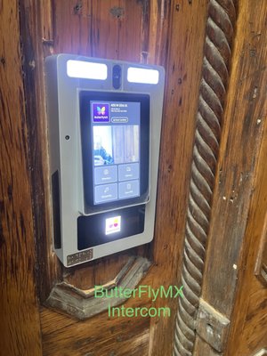 ButterflyMX intercoms - Zuntek successfully installed (3) ButterflyMX 8-inch intercoms, providing all required materials and labor. Each intercom was equipped with its own Uninterruptible Power Supply (UPS) and necessary relays for seamless operation.
To ensure future ease of access and troubleshooting, all intercom equipment was centrally installed in a single, convenient location.
Our satisfied clients can now effortlessly control their entrance doors using their smartphones, adding both convenience and modern functionality to their space. ButterflyMX intercoms - Zuntek successfully installed (3) ButterflyMX 8-inch intercoms, providing all required materials and labor. Each intercom was equipped with its own Uninterruptible Power Supply (UPS) and necessary relays for seamless operation.
To ensure future ease of access and troubleshooting, all intercom equipment was centrally installed in a single, convenient location.
Our satisfied clients can now effortlessly control their entrance doors using their smartphones, adding both convenience and modern functionality to their space.