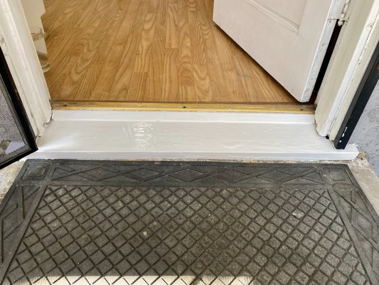 Doorstep repair - Here you could see the doorstep repair. Please, look at the final result. I will be glad to help you with such problems! Doorstep repair - Here you could see the doorstep repair. Please, look at the final result. I will be glad to help you with such problems!