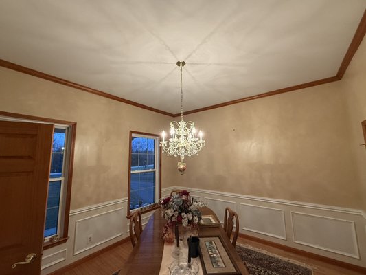 Nice paint at Annapolis city - This remodel was the last in 2024 and the client and I loved de finished using faux technique was an amazing idea