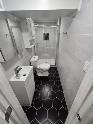 Basement Finishing and Full Bathroom - This remodelation was a complete up bringing of a home basement and bathroom in Brick, NJ.