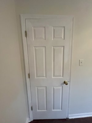 painting a house - Painted all the walls, door, and door frames in a house that was getting ready to be rented out