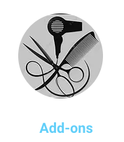 Add-ons - Add-ons           
  
Hair trim:   $25              

 Hair Cut:    $40          

Shampoo / Blowdry:    $50

Install Removal:   $50 hr      

Hair Detangles:   $25 ½ hr