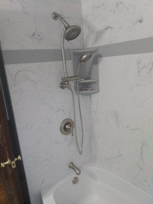 Bathroom Remodel - Top to bottom tear down of the bathroom with plumbing reconfiguration. Bathroom Remodel - Top to bottom tear down of the bathroom with plumbing reconfiguration.