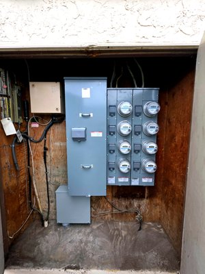 New Panels - Various new construction and upgraded electrical panels we have installed. New Panels - Various new construction and upgraded electrical panels we have installed.