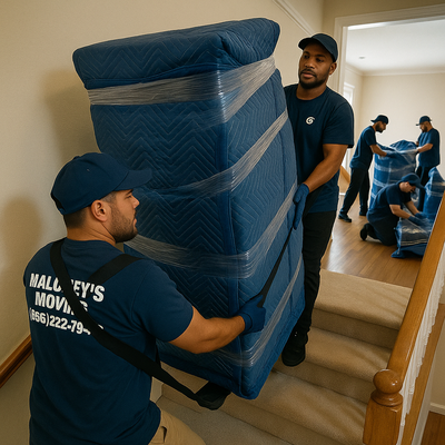 Luxury Residential Move – Deptford NJ - This was a full-service residential move for a high-end home in Deptford, NJ. The client hired Maloney’s Moving LLC to handle everything from packing and padding to loading and unloading, including delicate furniture and a packed storage unit.
Our crew arrived on time and professionally wrapped every piece of furniture with thick moving blankets and plastic wrap to protect walls, doors, and belongings. We used shoulder harnesses to safely carry oversized items down tight staircases and ensured nothing was left behind or damaged.
The client had both large household furniture and a fully loaded storage unit. We stacked and organized every item with care to maximize space and prevent shifting during transport. The move was completed in one day with no damage and a happy customer.
This project shows how Maloney’s Moving LLC handles every detail with professionalism, precision, and pride. From luxury homes to compact storage units—we move it all with care. Luxury Residential Move – Deptford NJ - This was a full-service residential move for a high-end home in Deptford, NJ. The client hired Maloney’s Moving LLC to handle everything from packing and padding to loading and unloading, including delicate furniture and a packed storage unit.
Our crew arrived on time and professionally wrapped every piece of furniture with thick moving blankets and plastic wrap to protect walls, doors, and belongings. We used shoulder harnesses to safely carry oversized items down tight staircases and ensured nothing was left behind or damaged.
The client had both large household furniture and a fully loaded storage unit. We stacked and organized every item with care to maximize space and prevent shifting during transport. The move was completed in one day with no damage and a happy customer.
This project shows how Maloney’s Moving LLC handles every detail with professionalism, precision, and pride. From luxury homes to compact storage units—we move it all with care.