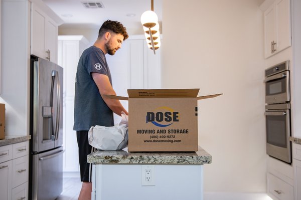 Packing Services - We offer packing services as well as moving services. Our professional movers are not only strong enough to move your heaviest items, but they are gentle and careful enough to pack your most delicate household items.
