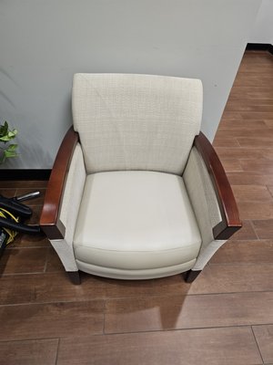 Upholstery/Furniture Cleaning - Our technician performed a through cleaning service at an emergency center, focusing on the waiting room area. Where we cleaned and sanitized all chairs.