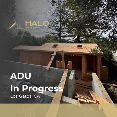 Under Construction - ADU - Los Gatos - This ADU project is currently in progress, the goal is to create a complete backyard retreat with a 408 sq.ft. ADU featuring a kitchenette, full bathroom, and outdoor shower, seamlessly connecting indoor and outdoor living.
The design also includes a large retaining wall to accommodate the sloped land, a pool, landscaping, and a fully equipped outdoor kitchen.
Every element is designed to flow together, from the pool area to the outdoor entertaining space, creating a backyard that feels like a private resort.
Having a single contractor manage both the ADU and outdoor improvements saves the homeowner time, money, and effort, eliminating the hassle of coordinating multiple crews and ensuring a smooth, unified process. Under Construction - ADU - Los Gatos - This ADU project is currently in progress, the goal is to create a complete backyard retreat with a 408 sq.ft. ADU featuring a kitchenette, full bathroom, and outdoor shower, seamlessly connecting indoor and outdoor living.
The design also includes a large retaining wall to accommodate the sloped land, a pool, landscaping, and a fully equipped outdoor kitchen.
Every element is designed to flow together, from the pool area to the outdoor entertaining space, creating a backyard that feels like a private resort.
Having a single contractor manage both the ADU and outdoor improvements saves the homeowner time, money, and effort, eliminating the hassle of coordinating multiple crews and ensuring a smooth, unified process.