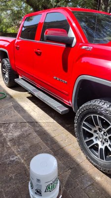 Exterior wash and wax - This customer has had issues with sap and small scratches on the exterior of his truck. He said he has tried everything but I told him he hasn't tried Dream Team Detailing. Exterior wash and wax - This customer has had issues with sap and small scratches on the exterior of his truck. He said he has tried everything but I told him he hasn't tried Dream Team Detailing.