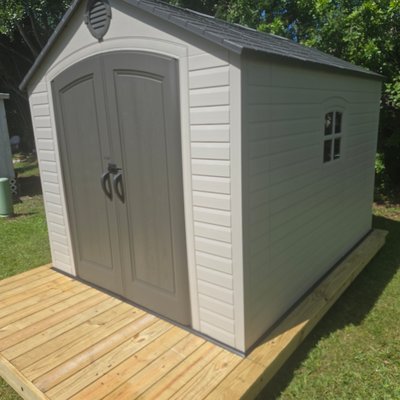 Base construction and shed assembly 2025 - Base built and shed assembled 2025 Base construction and shed assembly 2025 - Base built and shed assembled 2025