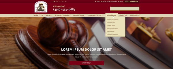 Stark County Bar Association - Marketingear is proud to present one of our best work. We designed the website of Stark County Bar Association and we believe that we nailed it. Stark County Bar Association - Marketingear is proud to present one of our best work. We designed the website of Stark County Bar Association and we believe that we nailed it.