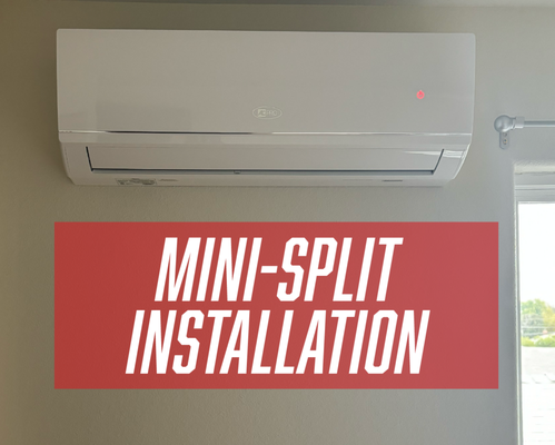 New Mini-Split System Install - Installed a new energy efficient Mini-Split system for our client in San Diego. It's perfect for a room or home office, call now for a free estimate! New Mini-Split System Install - Installed a new energy efficient Mini-Split system for our client in San Diego. It's perfect for a room or home office, call now for a free estimate!