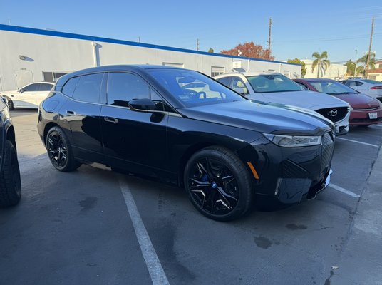 Bmw Iv - This brand new Bmw Ev came from dealer lot with alot of swirl marks due to dealership just wiping them down prior to sell. We did a 3 stage paint correction and 5 year ceramic coating and made it truly look like a brand new car. Bmw Iv - This brand new Bmw Ev came from dealer lot with alot of swirl marks due to dealership just wiping them down prior to sell. We did a 3 stage paint correction and 5 year ceramic coating and made it truly look like a brand new car.