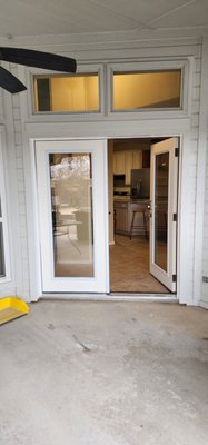 Patio Fench Door - Removal of existing windows
Frame in for new french door
Installation of new door
Installation of new trim
Paint to match existing Patio Fench Door - Removal of existing windows
Frame in for new french door
Installation of new door
Installation of new trim
Paint to match existing