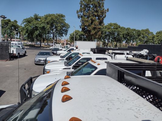 Trucks available - We have all types of Utility,Flatbeds,Dump bed,Vans,Box trucks and more!