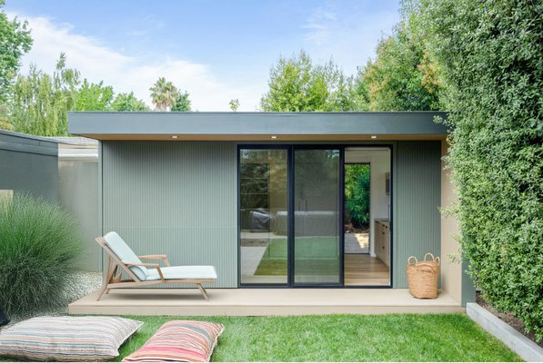 400 SQ FT Studio ADU - 400 SQ FT Studio ADU
This 400 sq ft custom studio ADU was designed as a compact yet highly functional living space, optimized for comfort and everyday use.
The open layout includes a living and sleeping area, kitchenette, and bathroom, with large sliding doors that bring in natural light and connect the interior to the outdoor space. Clean lines, warm finishes, and thoughtful proportions make the studio feel open and efficient despite its compact footprint.
Designed, permitted, and built as a fully customized unit, the studio balances simplicity, durability, and energy efficiency. A versatile solution for guests, rental use, or a private backyard retreat. 400 SQ FT Studio ADU - 400 SQ FT Studio ADU
This 400 sq ft custom studio ADU was designed as a compact yet highly functional living space, optimized for comfort and everyday use.
The open layout includes a living and sleeping area, kitchenette, and bathroom, with large sliding doors that bring in natural light and connect the interior to the outdoor space. Clean lines, warm finishes, and thoughtful proportions make the studio feel open and efficient despite its compact footprint.
Designed, permitted, and built as a fully customized unit, the studio balances simplicity, durability, and energy efficiency. A versatile solution for guests, rental use, or a private backyard retreat.