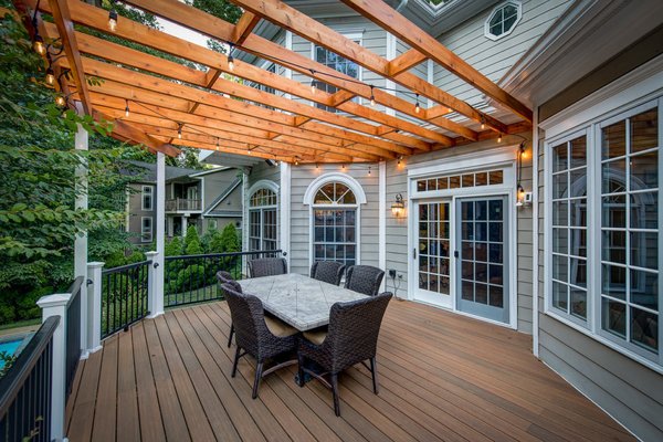 Decks - Here are some of our new decks we've designed and built for our clients. Contact us today for a free estimate?