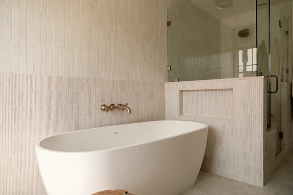 WINGEDFOOT CIRCLE. | BATHROOMS RENOVATION, HUNTINGTON BEACH CA - The Wingedfoot Circle bathroom remodel in Huntington Beach features custom vanities with modern cabinetry and smart storage, elegant brushed brass fixtures that create a refined finish, and stunning tile work including designer neutral wall tiles and unique green artisan tiles in the guest bath. Frameless glass shower enclosures keep the space feeling open and bright. From custom-built vanities to high-end tile installation, this project showcases quality craftsmanship and timeless design. If you’re considering a bathroom remodel in Huntington Beach, we specialize in custom cabinetry and expert tile work that elevate your home. Contact us today to get started on your remodel. WINGEDFOOT CIRCLE. | BATHROOMS RENOVATION, HUNTINGTON BEACH CA - The Wingedfoot Circle bathroom remodel in Huntington Beach features custom vanities with modern cabinetry and smart storage, elegant brushed brass fixtures that create a refined finish, and stunning tile work including designer neutral wall tiles and unique green artisan tiles in the guest bath. Frameless glass shower enclosures keep the space feeling open and bright. From custom-built vanities to high-end tile installation, this project showcases quality craftsmanship and timeless design. If you’re considering a bathroom remodel in Huntington Beach, we specialize in custom cabinetry and expert tile work that elevate your home. Contact us today to get started on your remodel.