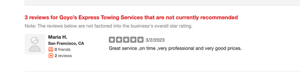 Hidden 5 Star Reviews - Due to Yelps algorithm, our reviews have been hidden. We are a newer business, and appreciate our customers taking their time to leave a comment on our services. We stride in our customer service, and pleasing all of our customers! Hidden 5 Star Reviews - Due to Yelps algorithm, our reviews have been hidden. We are a newer business, and appreciate our customers taking their time to leave a comment on our services. We stride in our customer service, and pleasing all of our customers!