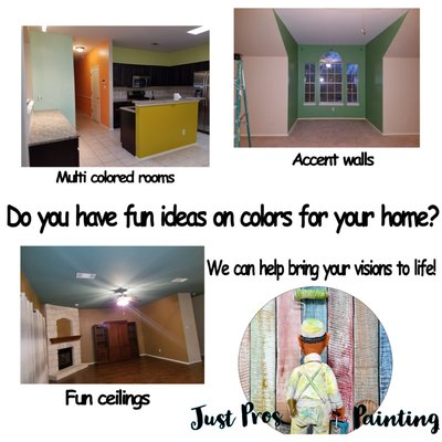 Interior Painting - Painting the interior of your home can be an effective way to protect your walls, doors, and trim.
It can also help with changing your décor or updating the design of your home to a more modern style.
Research has shown that painting your home can increase your real estate value. Even if you’re not looking to sell any time soon, investing in the maintenance and upkeep of your home will provide you with a significant return on investment.